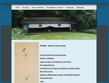 Tablet Screenshot of kyudo.mistermicawbers.com